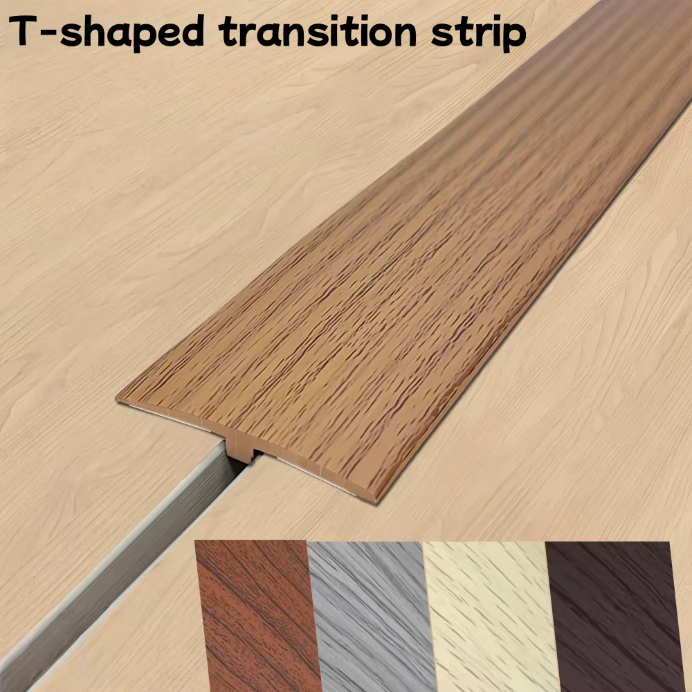 1 pièce de bande de transition en PVC en forme de T de 1 m/39