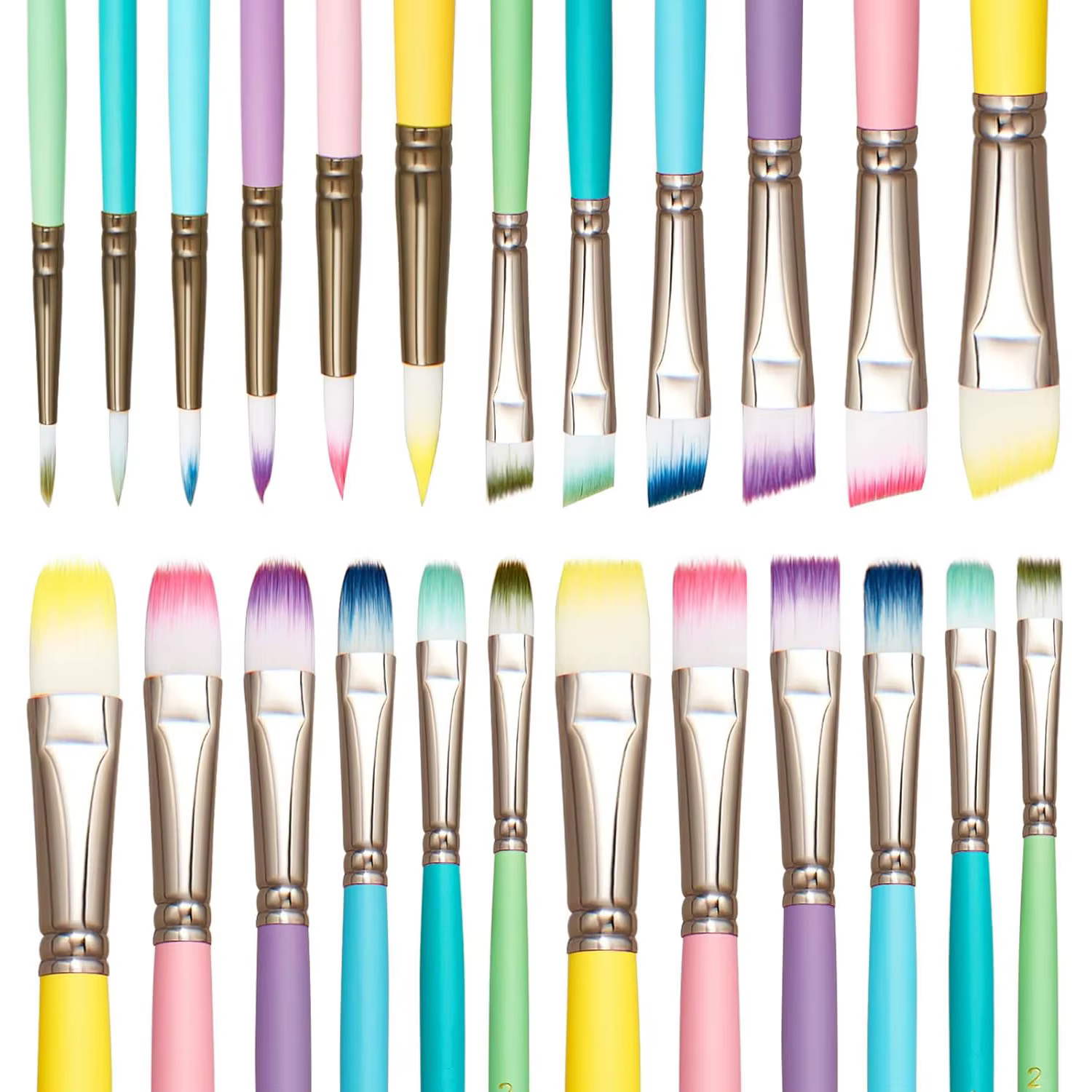 Ensemble de pinceaux d'artiste professionnel