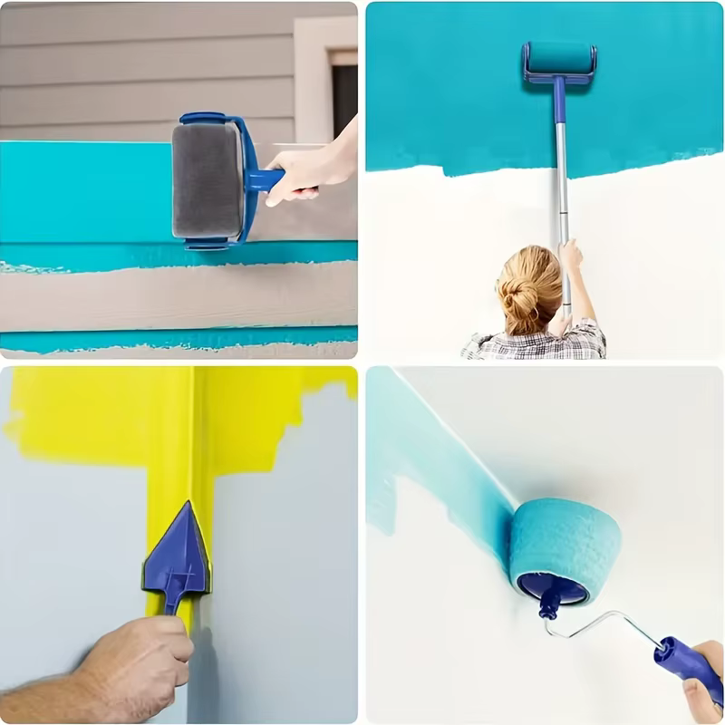 1 ensemble de rouleaux de peinture multifonctionnels