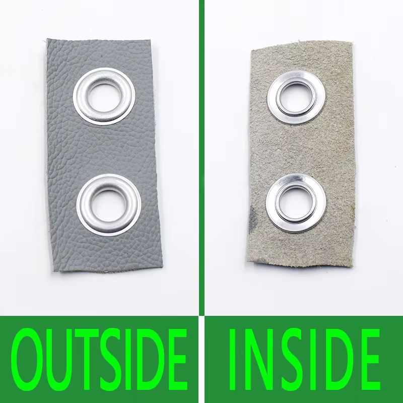 Oeillets en aluminium de 12MM avec rondelles
