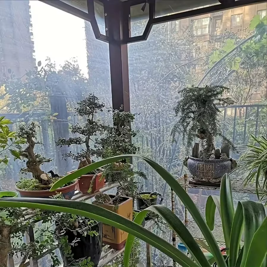 Bâche transparente épaisse