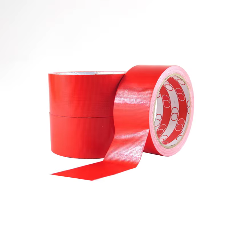 Ruban adhésif rouge robuste pour canalisations