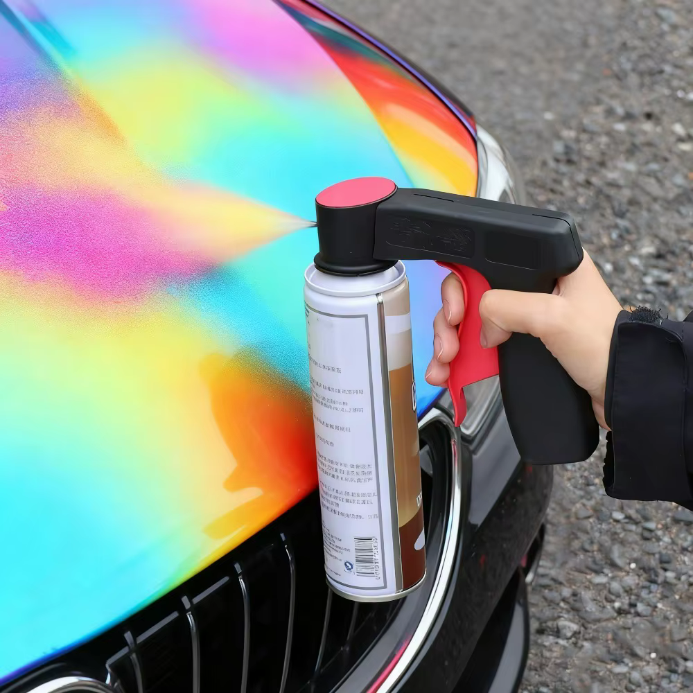 Adaptateur de pistolet à peinture ergonomique