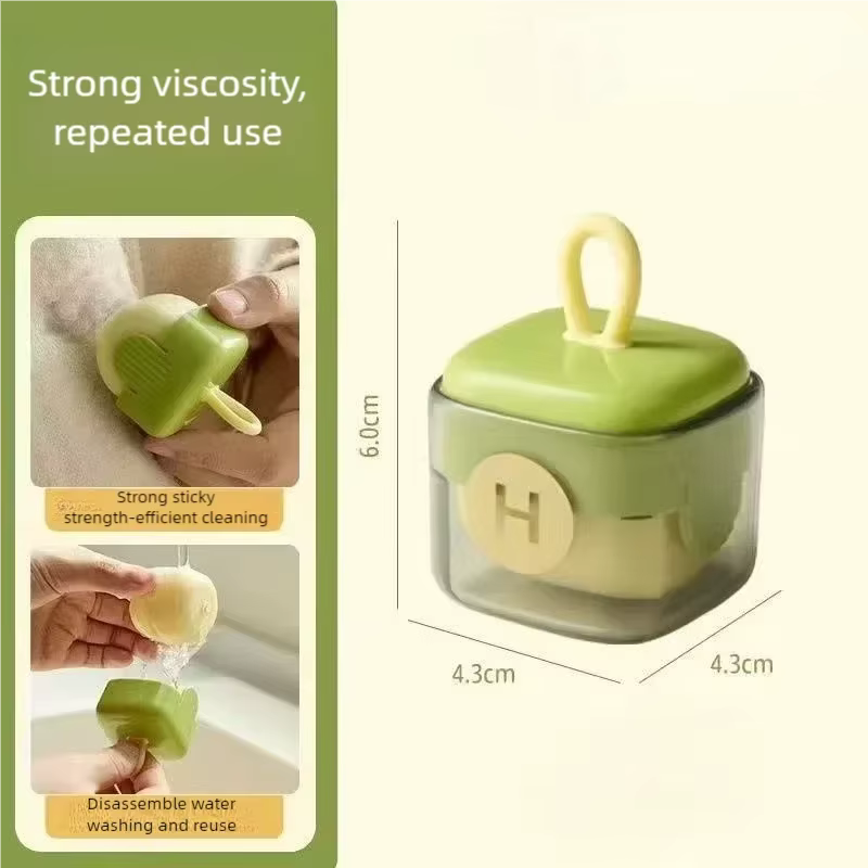 Rouleau anti-peluches portable et lavable, réutilisable, pour enlever les poils d'animaux et la poussière des vêtements, idéal pour la maison et les voyages, outil de nettoyage super adhésif