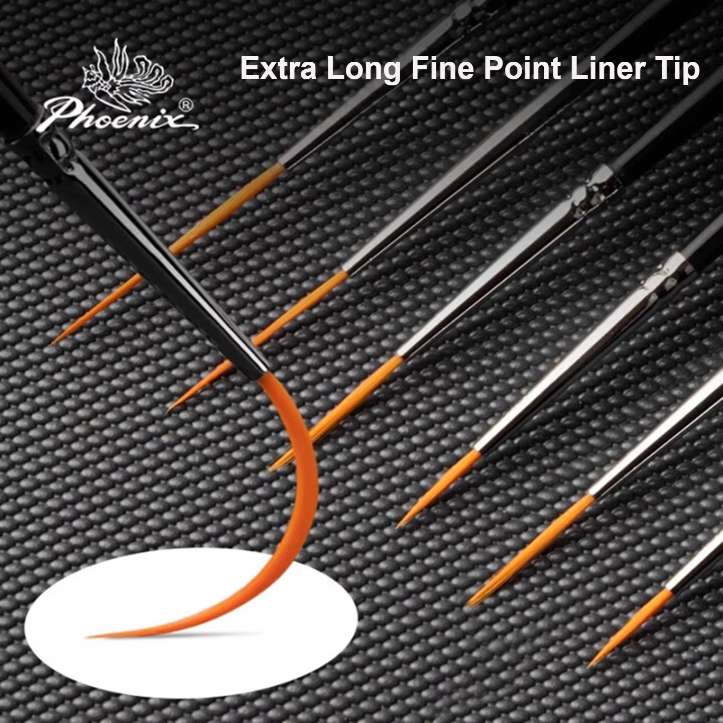 1/2/3/5 pièces Rigger artiste pinceau Extra Long pointe Fine