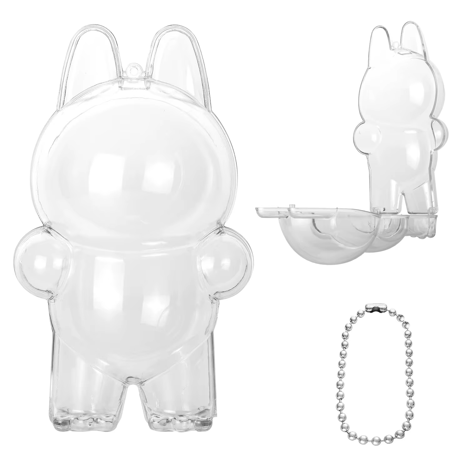 LABUBU V1 V2 étui de Protection Transparent housse de Protection armure anti-poussière résistant aux rayures couverture transparente pour une Protection ultime