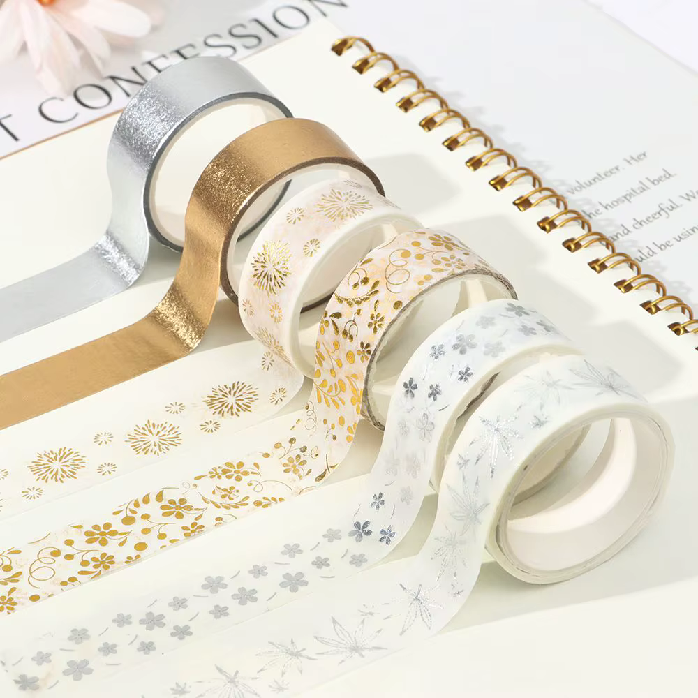 Ruban adhésif de masquage en feuille d'or
