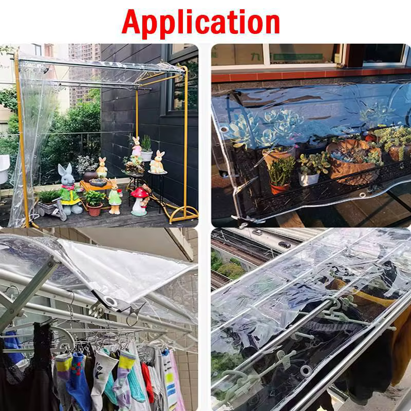 Bâche transparente en PVC