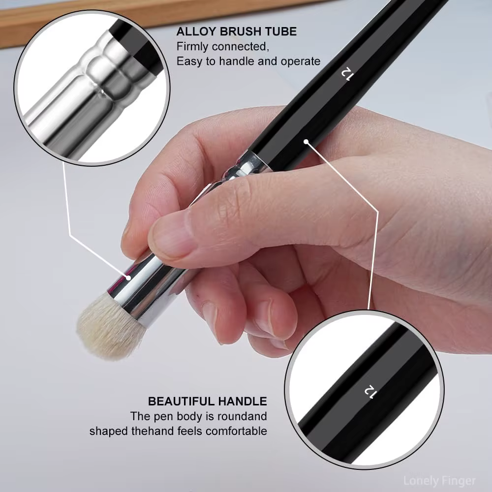 3 pièces/6 pièces brosse sèche peinture Miniature brosse sèche