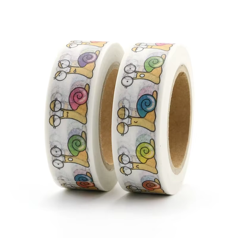 Bandes adhésives décoratives en papier Washi
