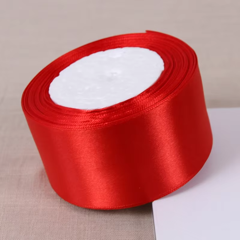 Rubans en Satin rouge, noël