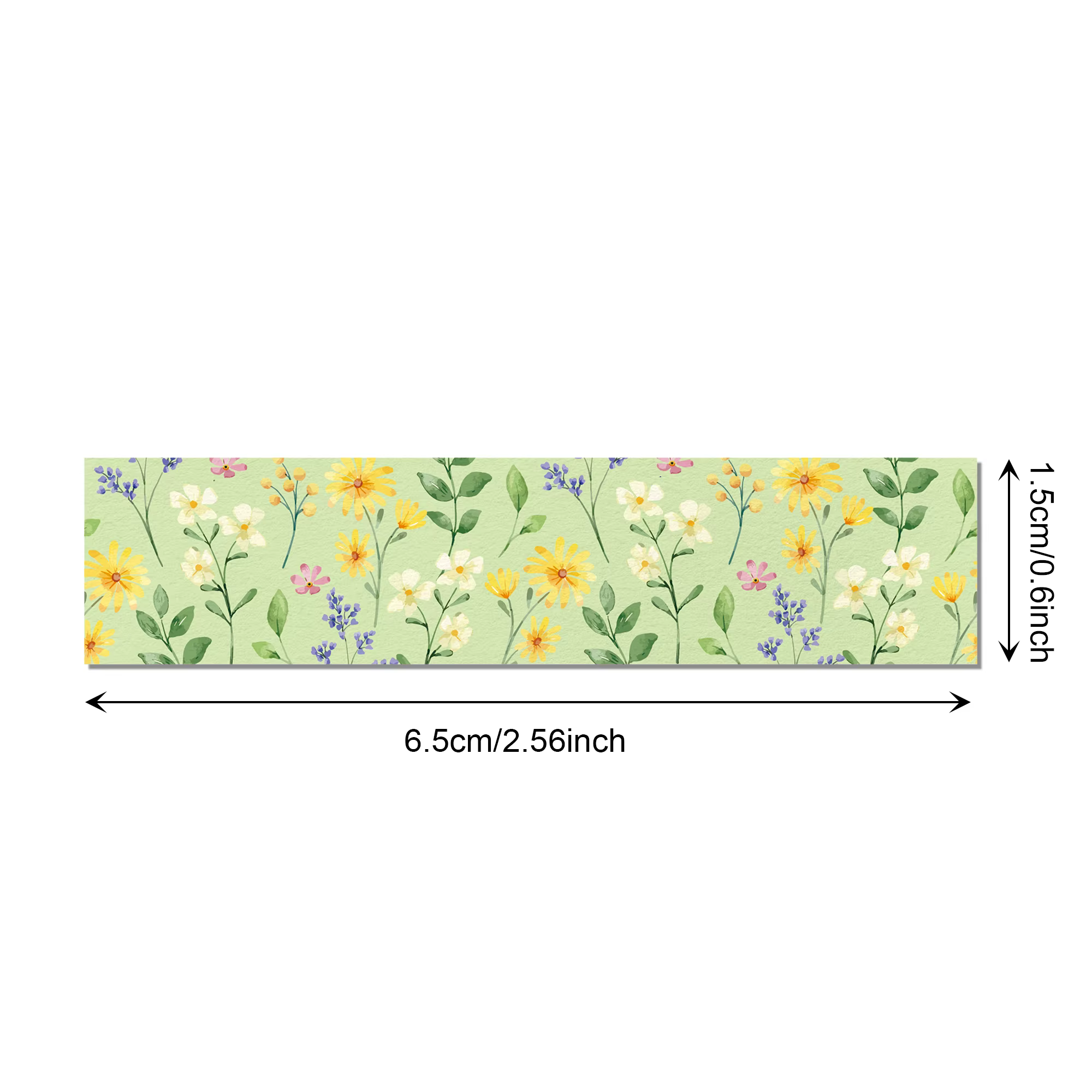 Ruban adhésif Washi à motif floral de printemps