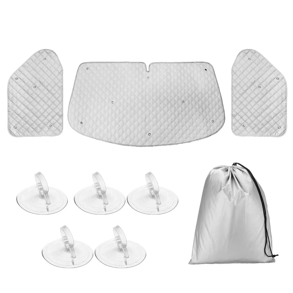 Pour VW T4 1990-2003 pare-soleil pare-brise Protection ensemble interne thermique aveugle fenêtre couverture pare-brise pare-soleil ensemble