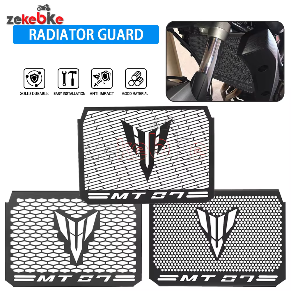 Accessoires pour moto MT 07 FZ-07, grille de protection du radiateur, protection contre les éclaboussures, pour YAMAHA MT-07 MT07 2017-2023 2024 2025