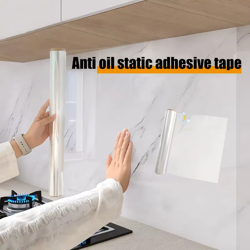 Papier peint statique transparent