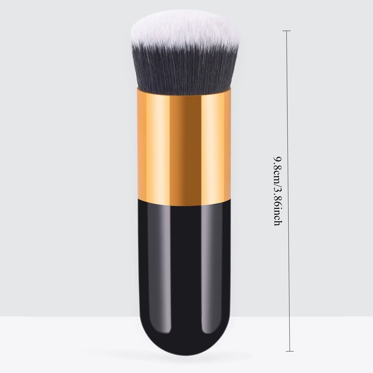 Pinceau à fond de teint en poudre de grande taille, pinceau de maquillage professionnel, pinceau multifonctionnel pour le blush, le sculpting et le bronzage, outil de maquillage