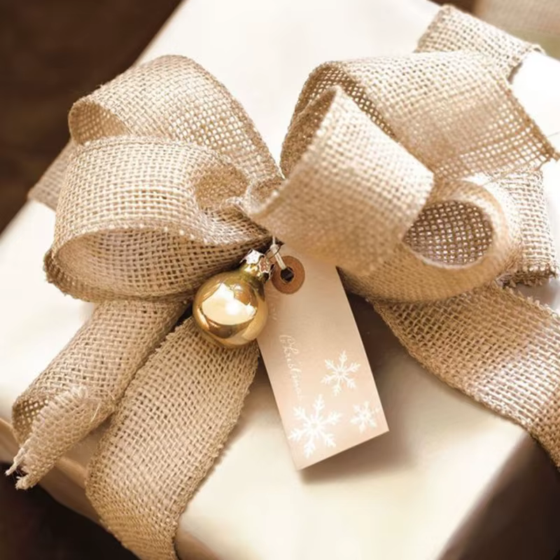 Rouleau de tissu en toile de Jute naturelle