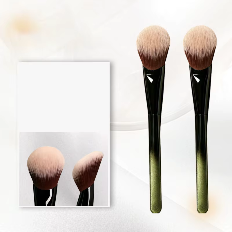 Pinceau à blush professionnel doux et incliné pour blush liquide, crème, poudre de contouring, outil de maquillage de haute qualité