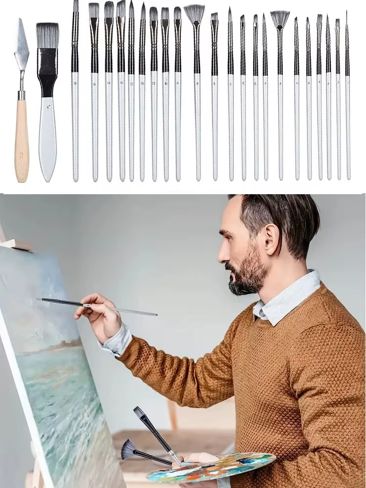 Ensemble de pinceaux professionnels pour artistes