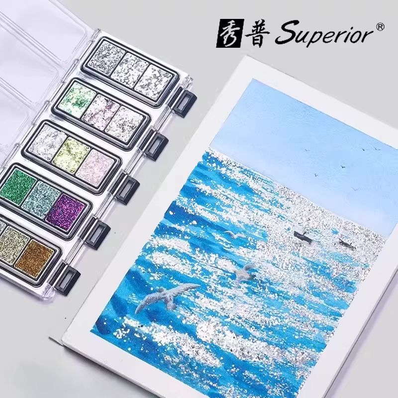 Peinture décorative à 15 couleurs