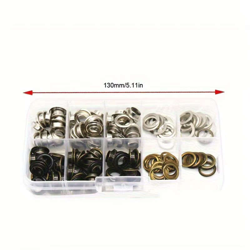 Kit de 100 œillets métalliques