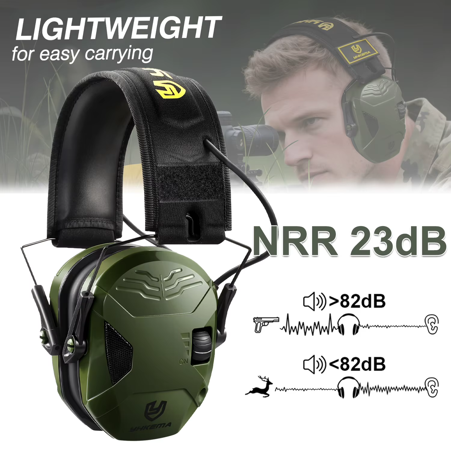 Casque tactique à suppression active du bruit, casque antibruit pour prise de vue électronique, 4 X, Amplification du son, Protection auditive, nouveau