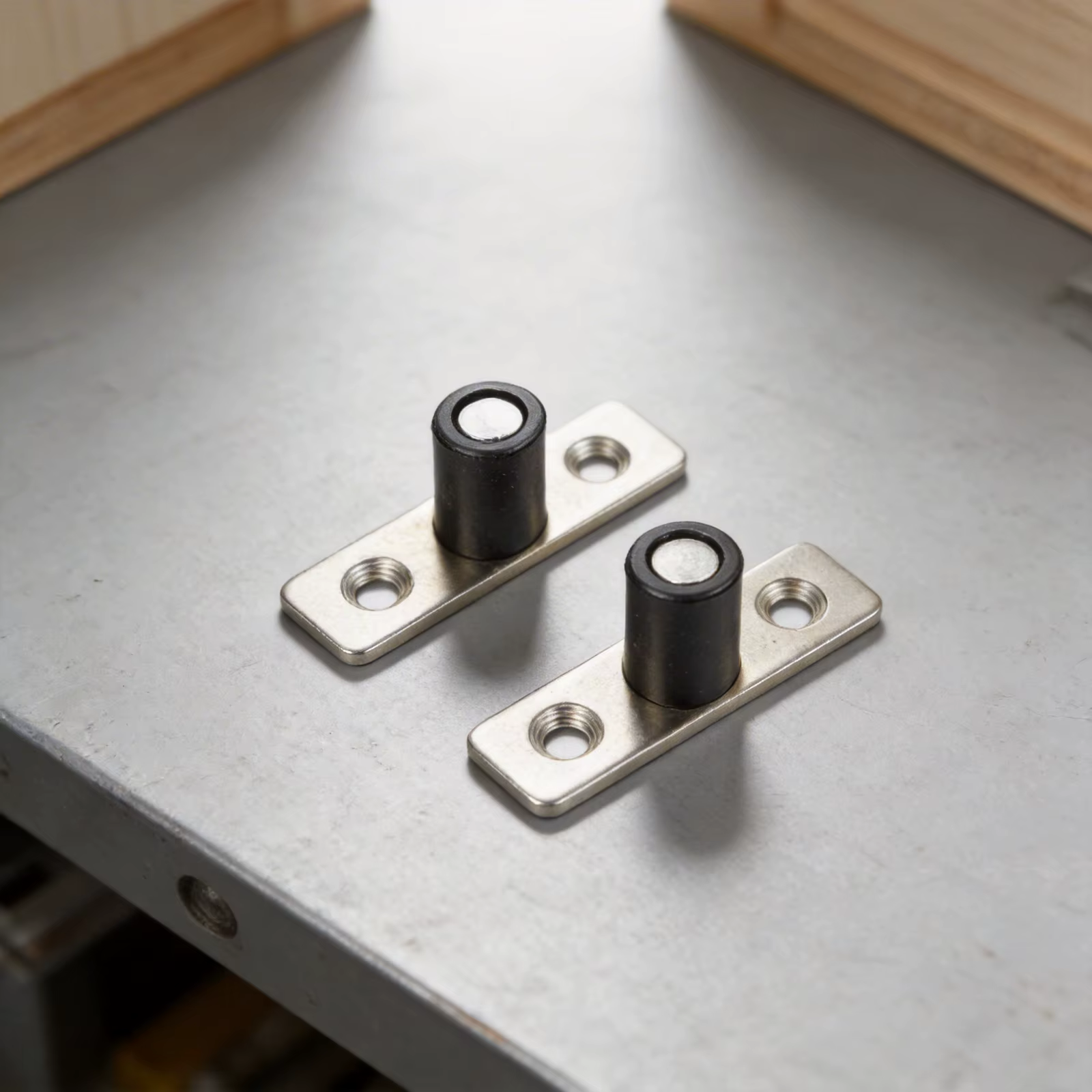 Butée de porte en acier inoxydable épaissi pour portes coulissantes