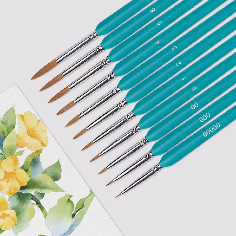 Pinceaux miniatures pour peinture artistique