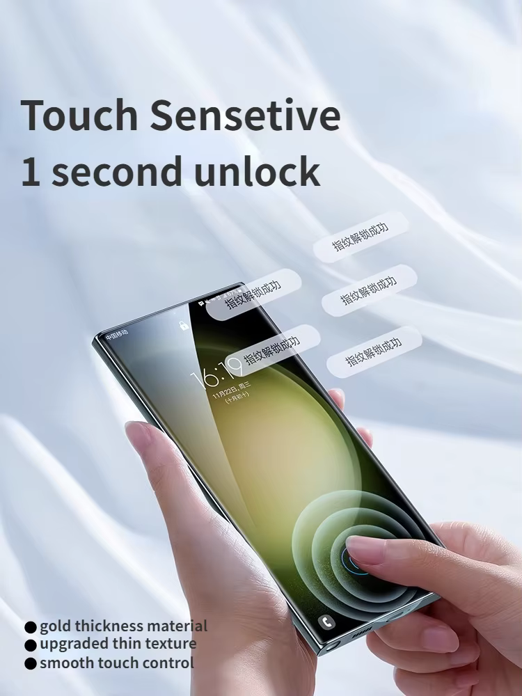Protecteur d'écran microcristallin SmartDevil pour Samsung S26 S23 Ultra S22 Ultra, film souple entièrement collé, couverture complète, anti-poussière