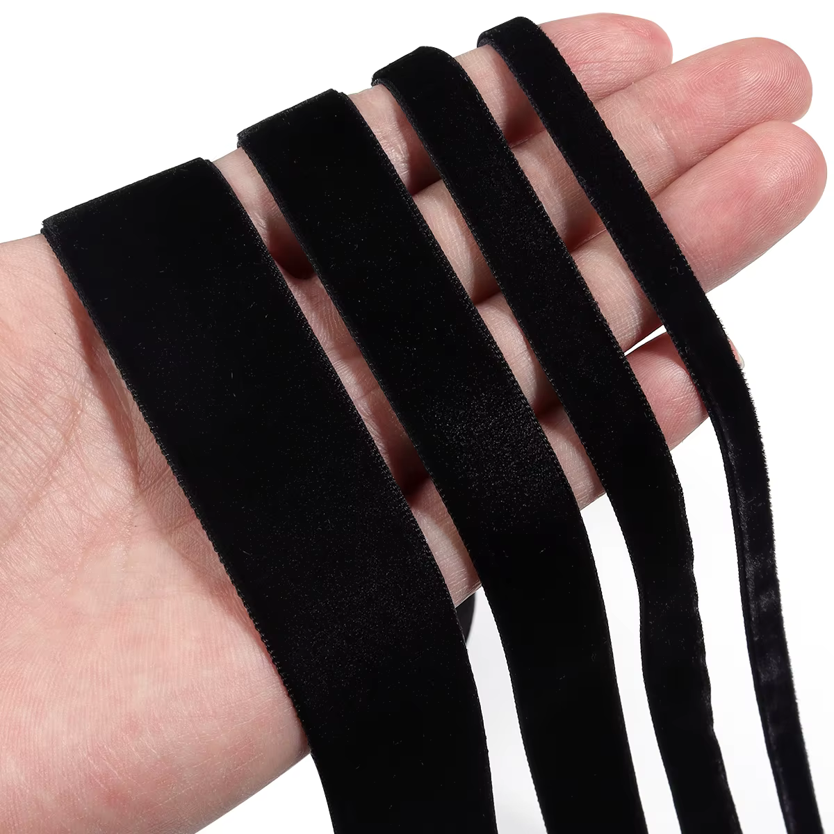 Rubans en velours de 5 à 10yards