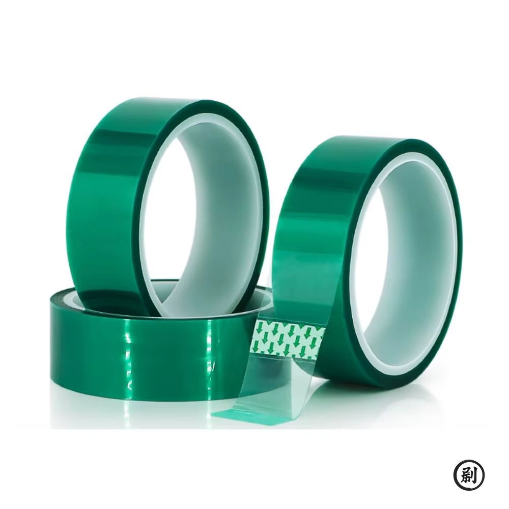 Ruban de masquage haute température en polyester vert
