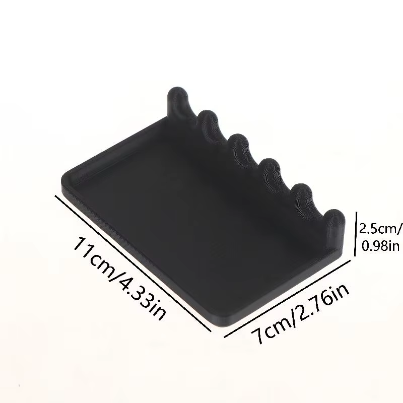 Support de pinceaux portable avec plateau anti-goutte