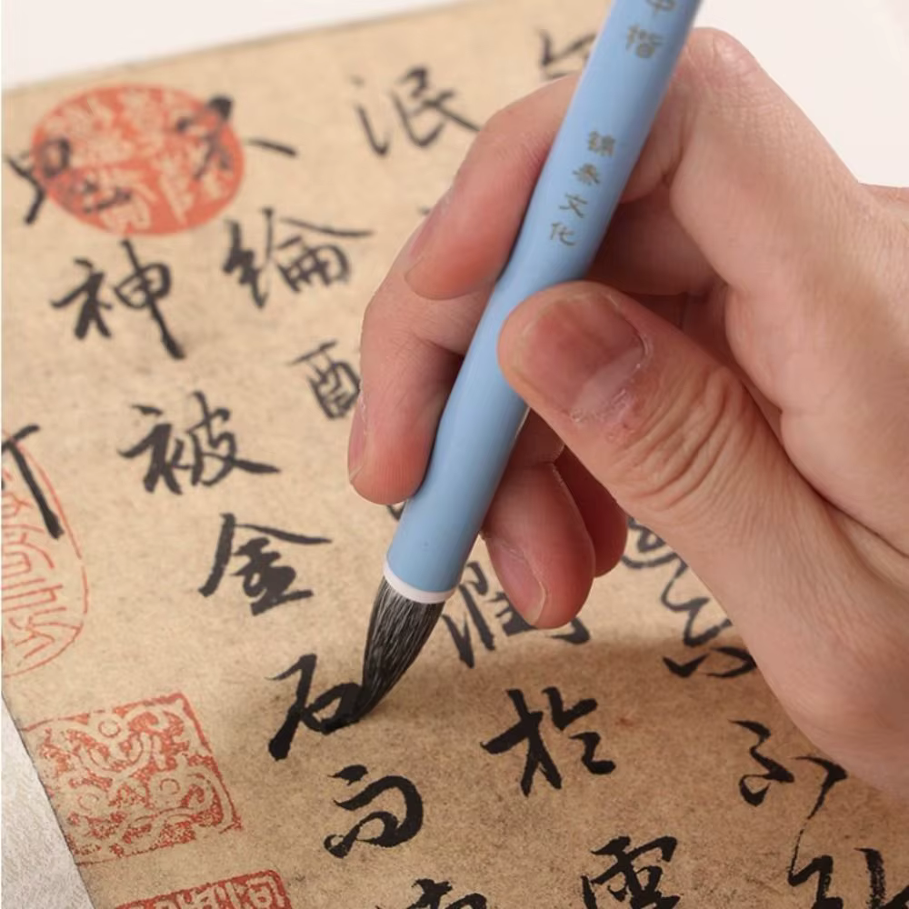 Pinceau de calligraphie chinoise d'interconnexion à l'huile