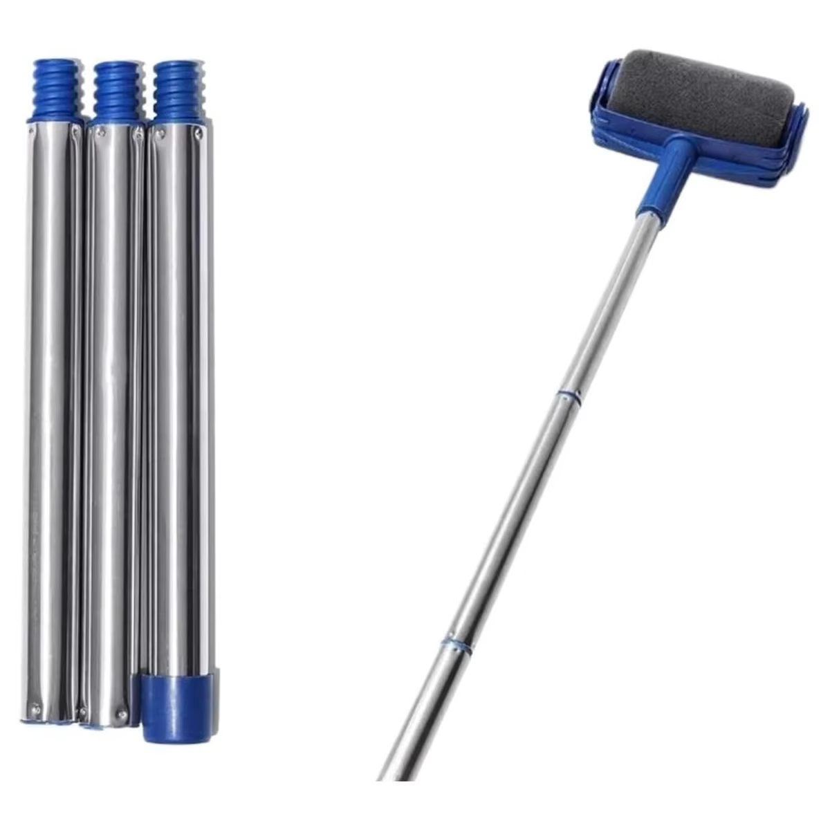 Rouleau de peinture rechargeable facile à remplir avec rangement intégré pour peindre les murs