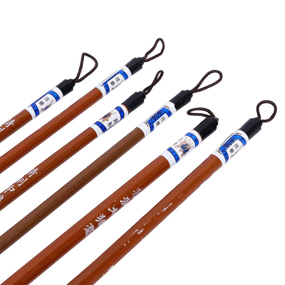 Pinceau de peinture pratique en bambou