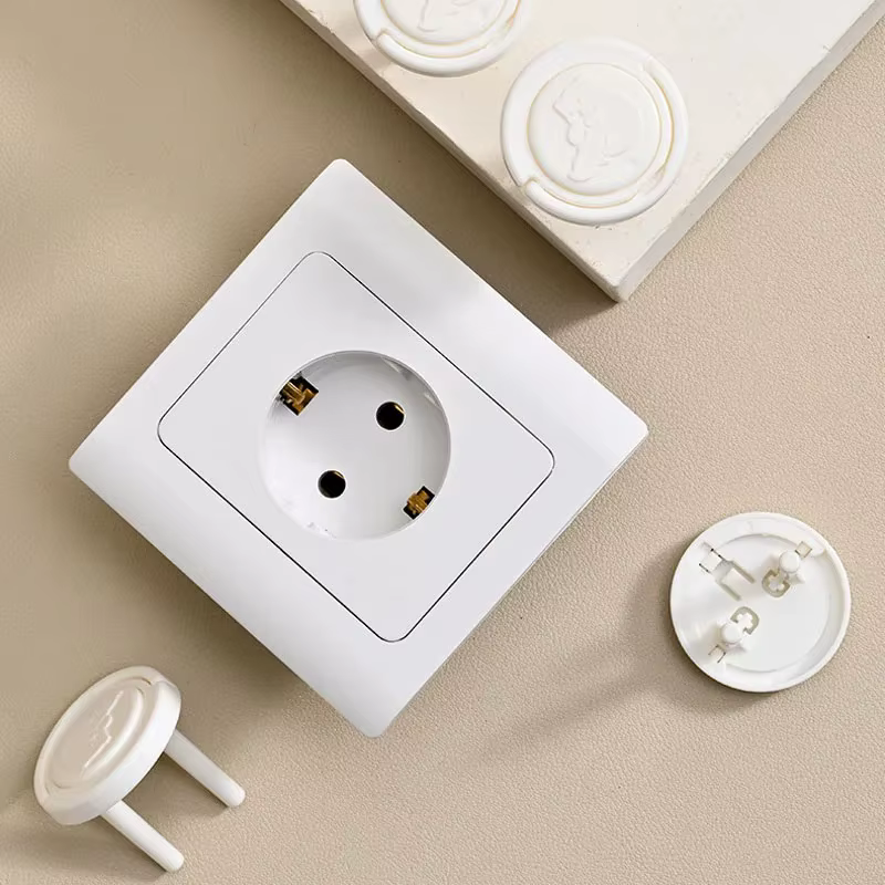 Couvercles de prise de sécurité pour bébé, 10 pièces, protecteurs de prise électrique, couvercle de prise Anti-choc électrique, Protection sûre pour enfants