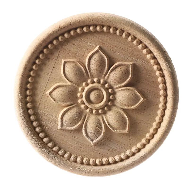 Appliques en bois sculpté pour meubles