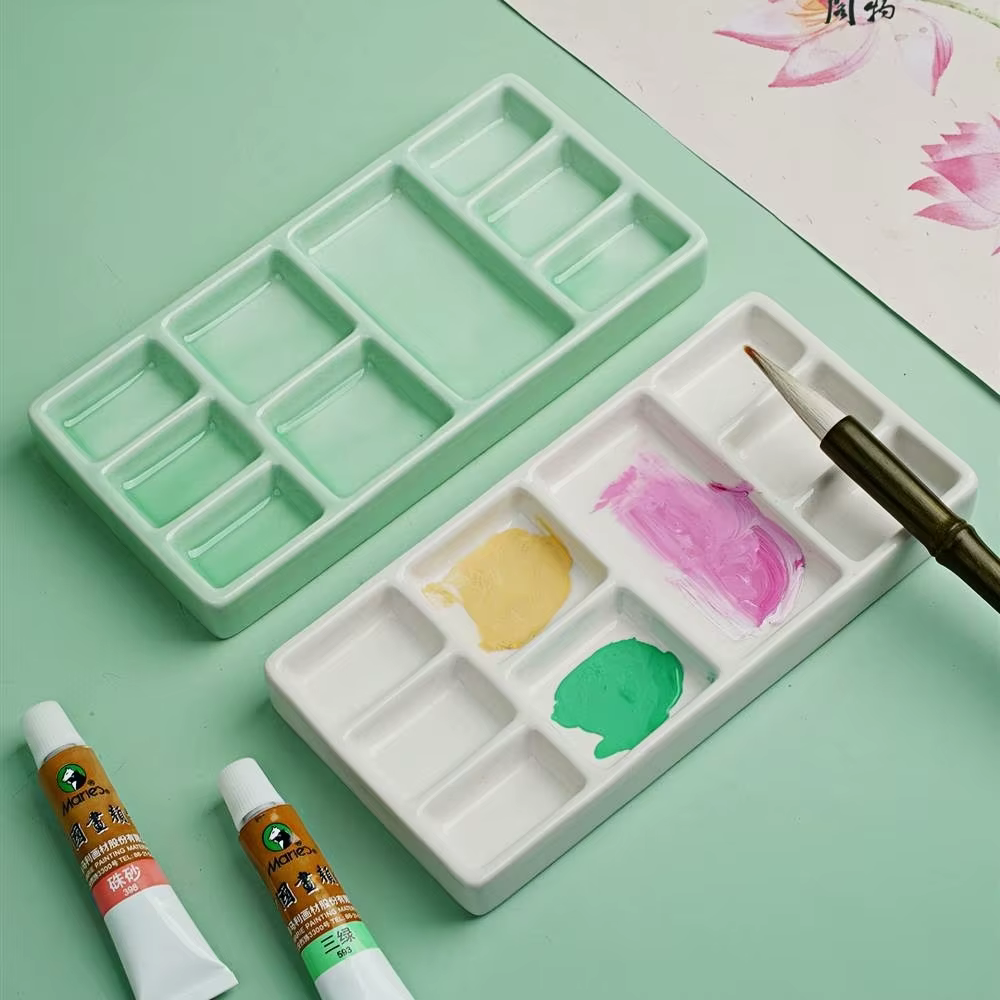 Palette multi-compartiments en céramique