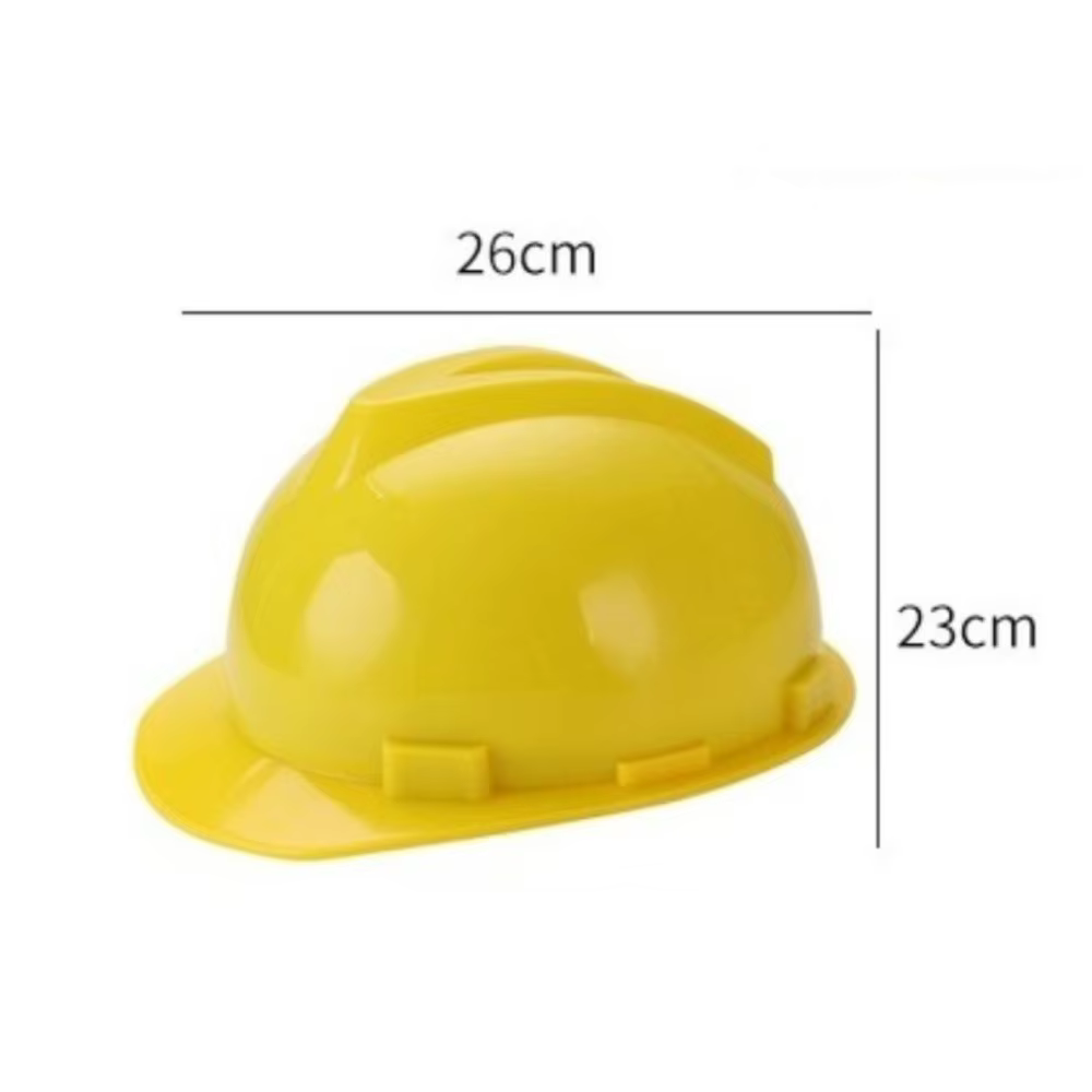 Casque de sécurité robuste Casque de protection anti-choc réglable pour chantier, avec visière solaire intégrée