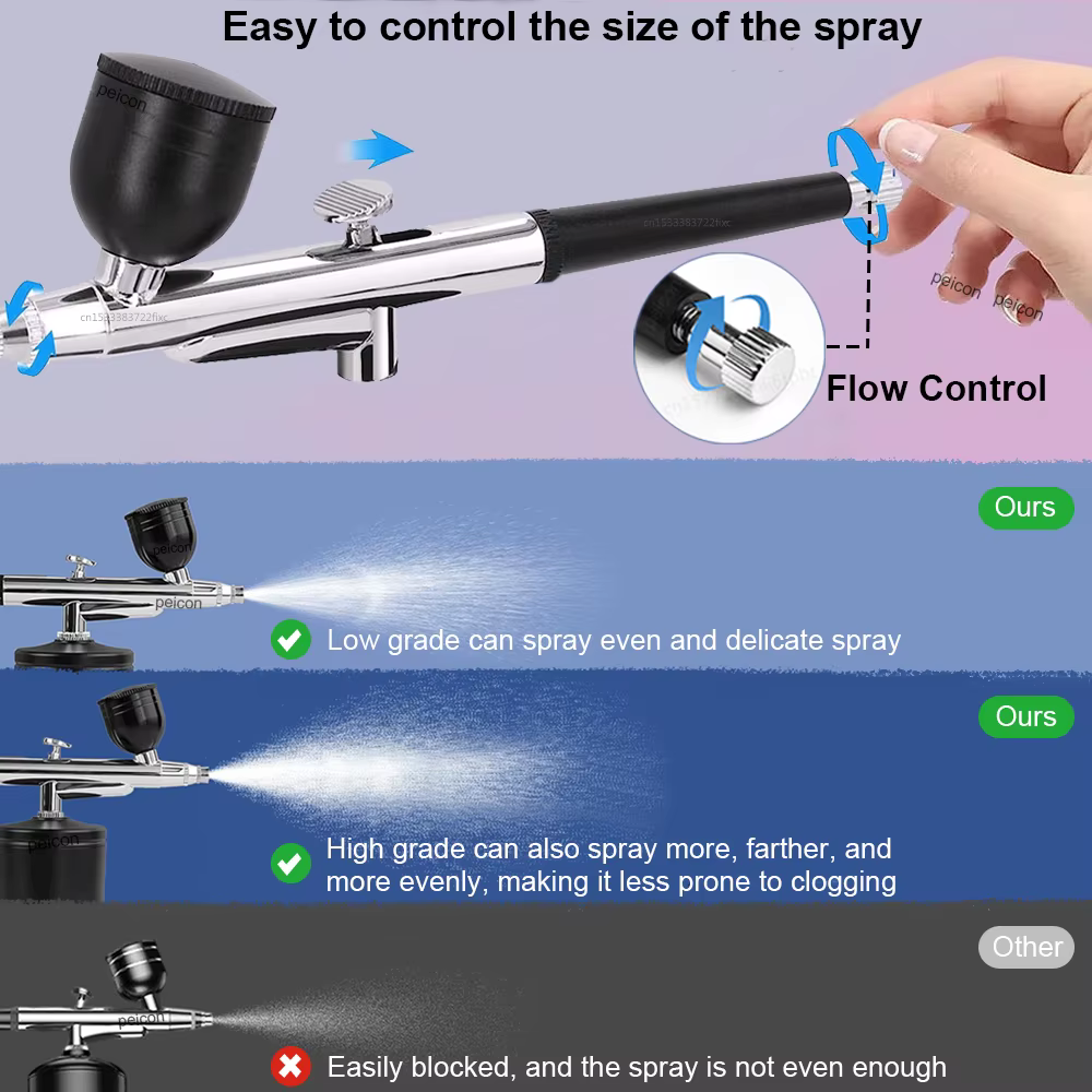 Mini pistolet de pulvérisation aérographe pour peinture modèle