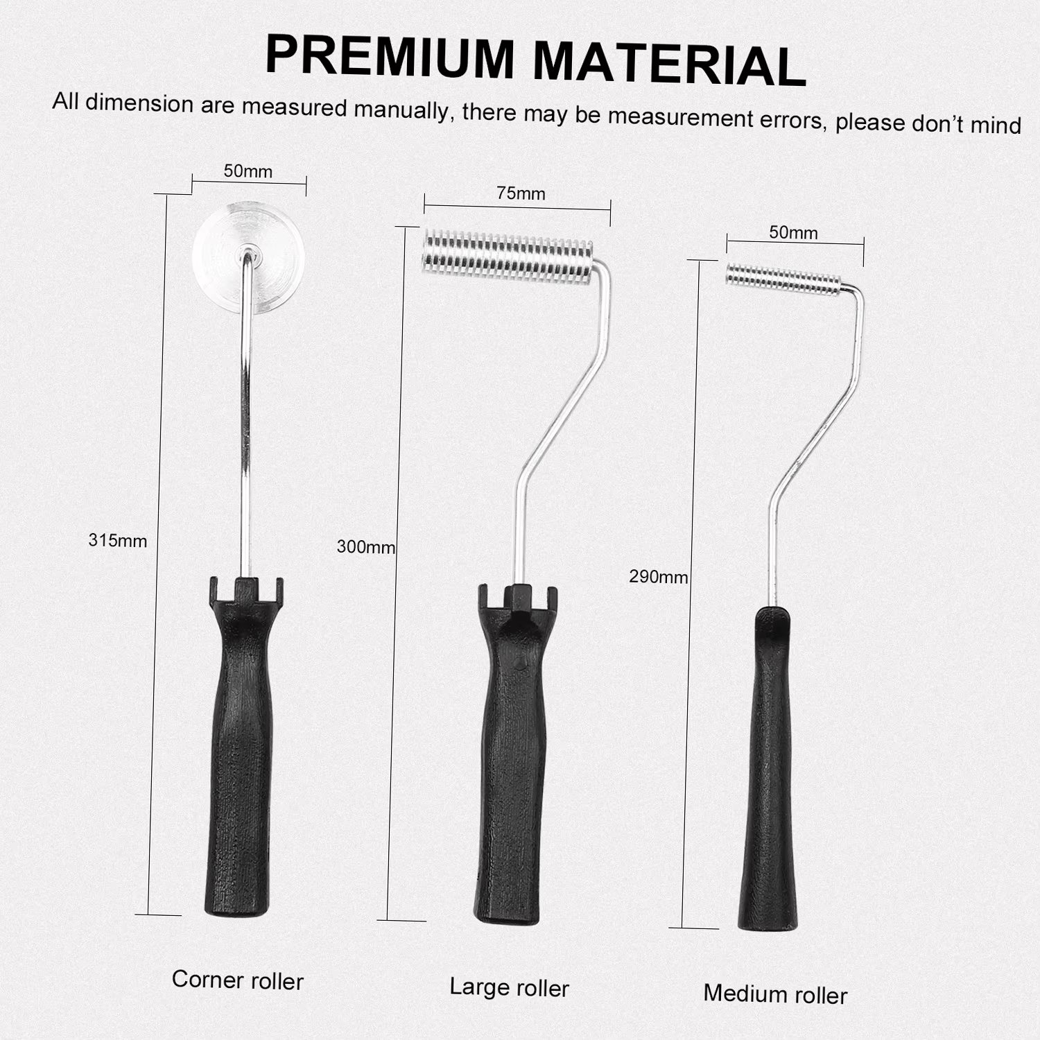 Kit d'outils de rouleau en fibre de verre