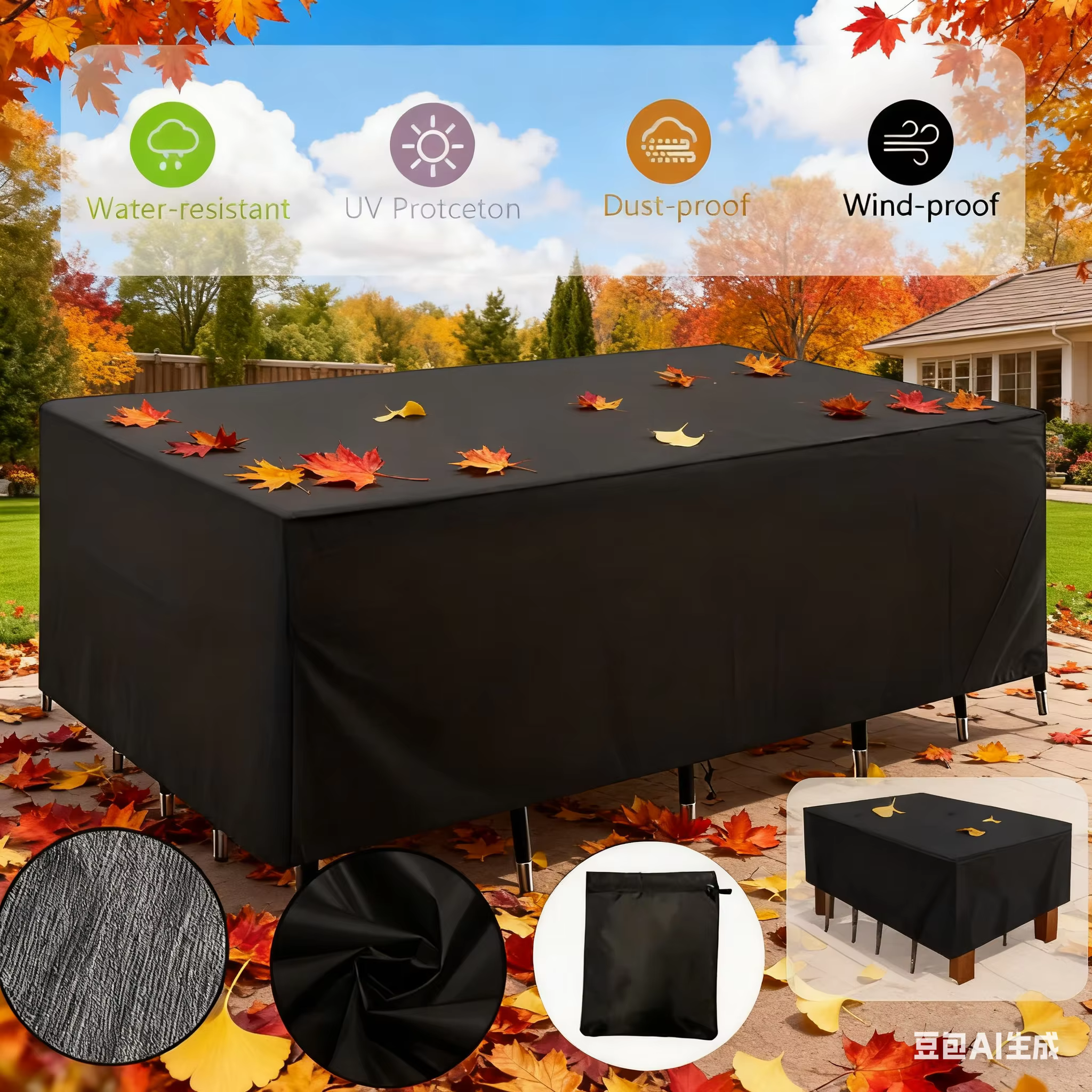 Ensemble de housses universelles pour meubles de jardin