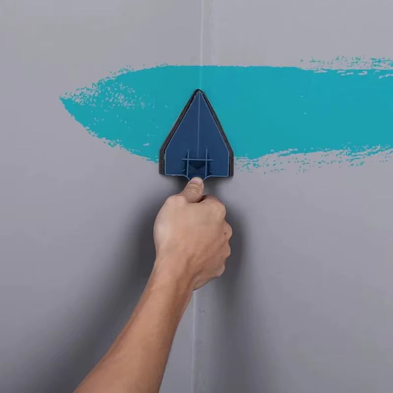 Grand pinceau à tambour auto-amorçant pour peinture murale