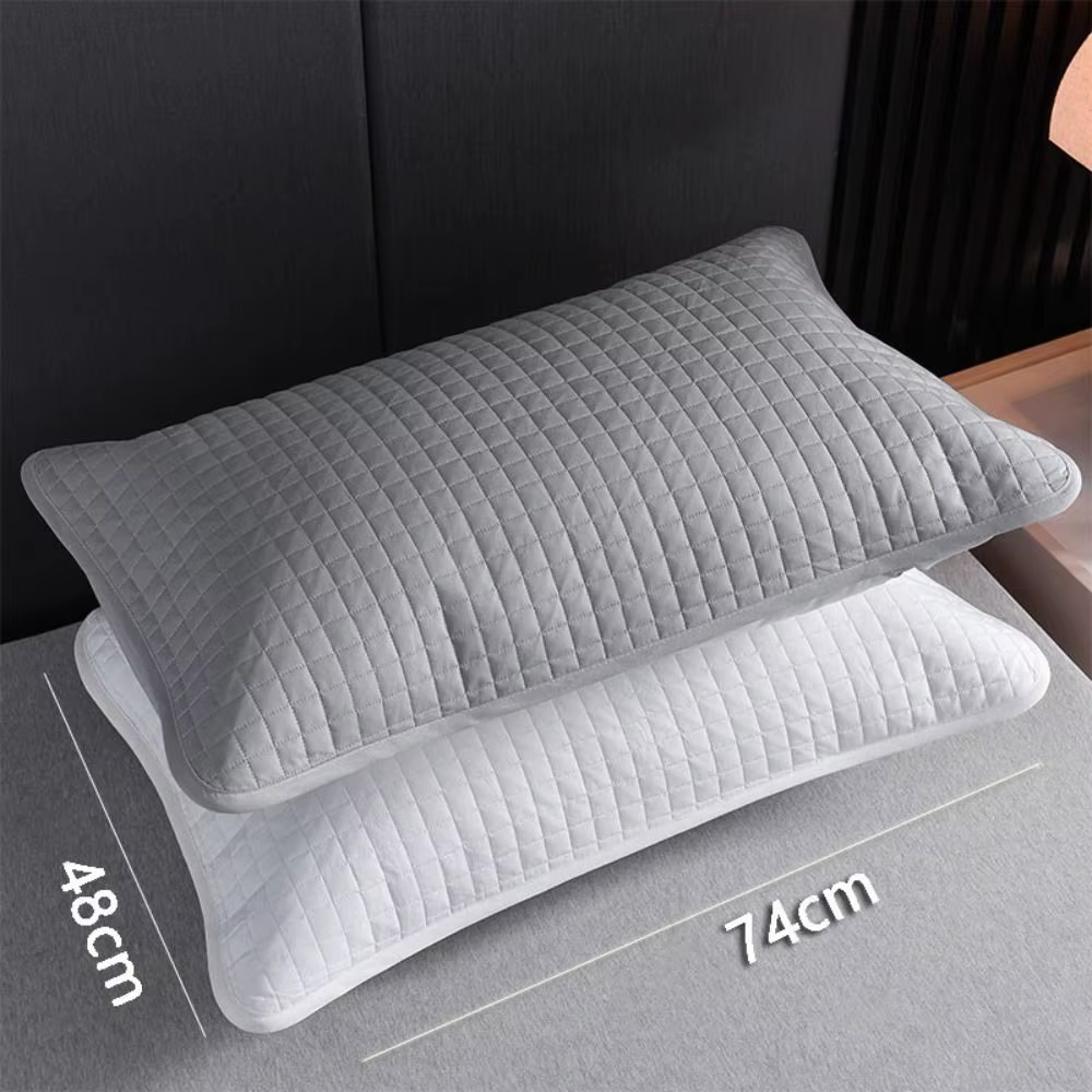 Housse de coussin en coton, huile de tête, Anti-acariens, étui de protection, couche d'isolation étanche, protection du noyau d'oreiller pour la maison