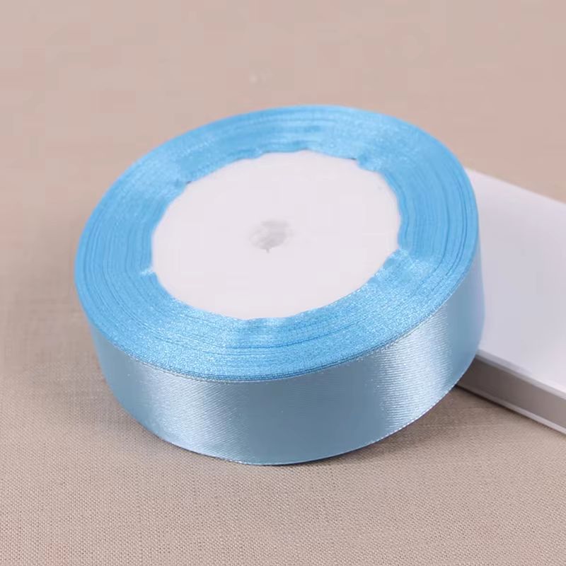 Rubans en Satin Bleu Ciel de 6mm
