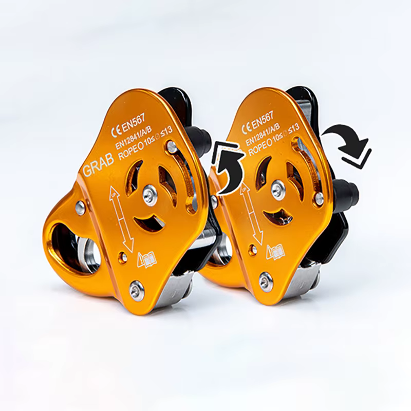 Équipement de sécurité pour gestion et descente d'escalade, dispositif de protection anti-chute, ascendeur perfectif, pince à UL, verrouillage automatique