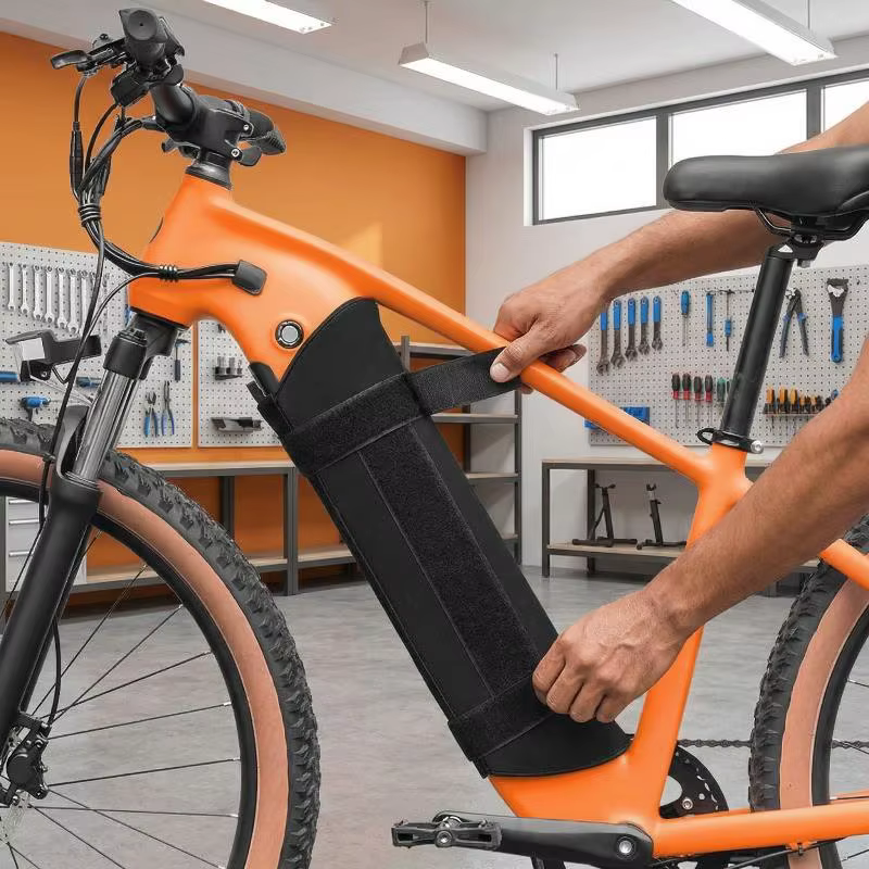 Housse de batterie pour vélo électrique, isolée thermiquement, imperméable, protection contre le gel pour le cyclisme hivernal, protection extérieure