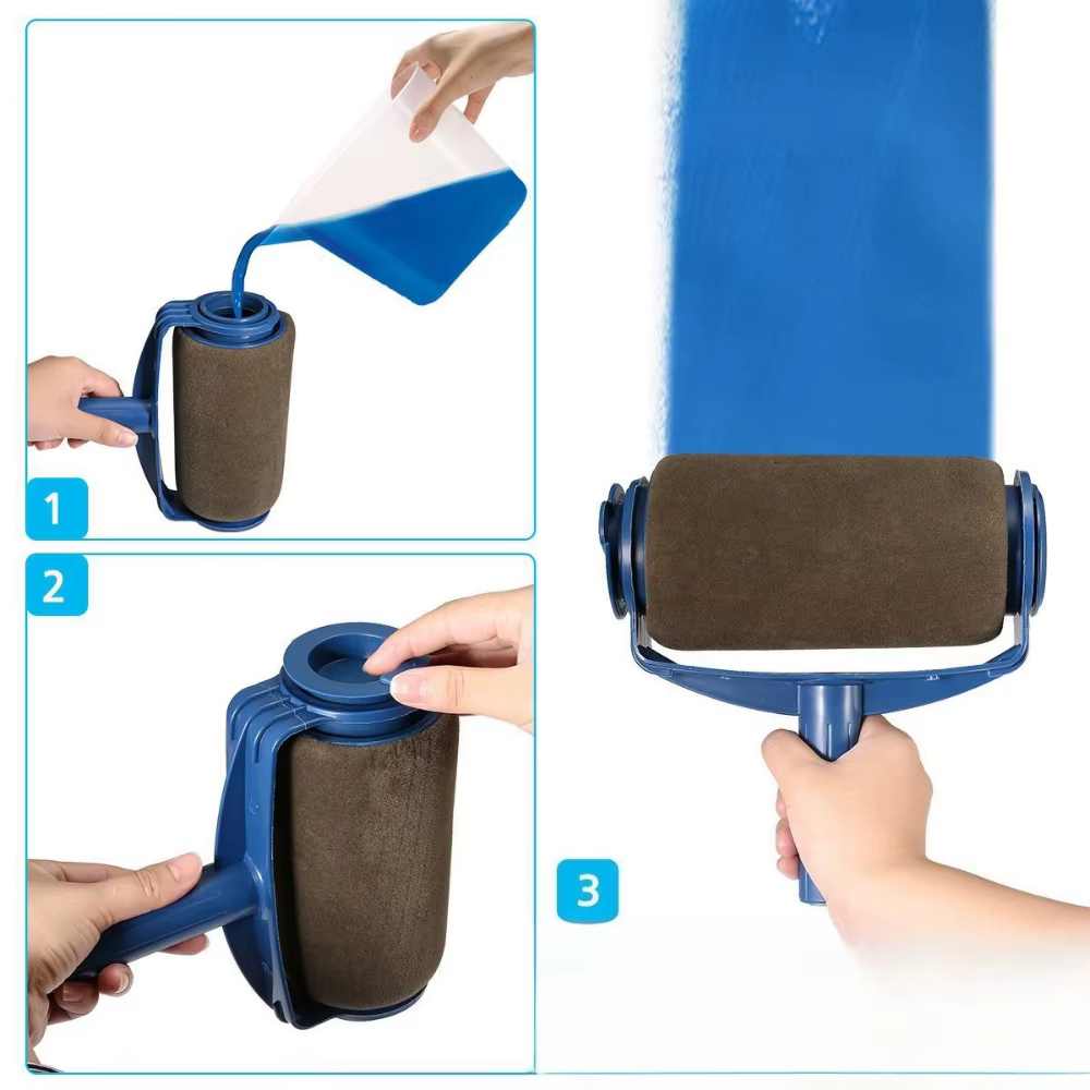 1pc 1 ensemble de grande brosse à tambour auto-amorçante