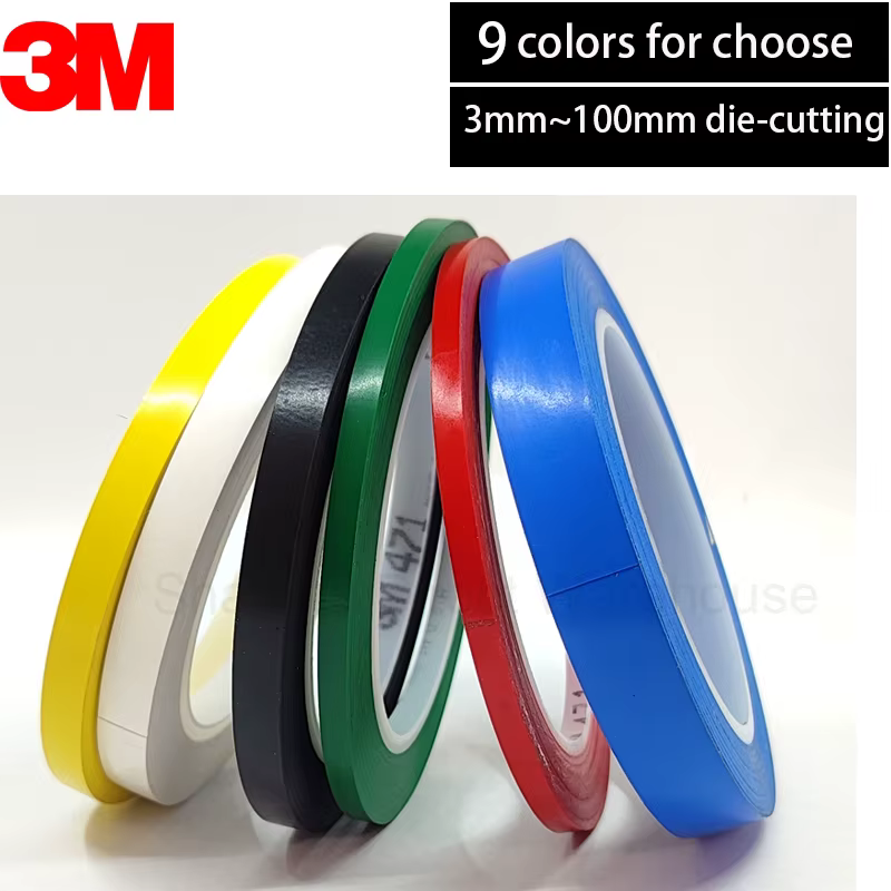 3mm/5mm/8mm/10mm ~ 50mm 3M 471 ruban vinyle solide de performance supérieure pour voiture