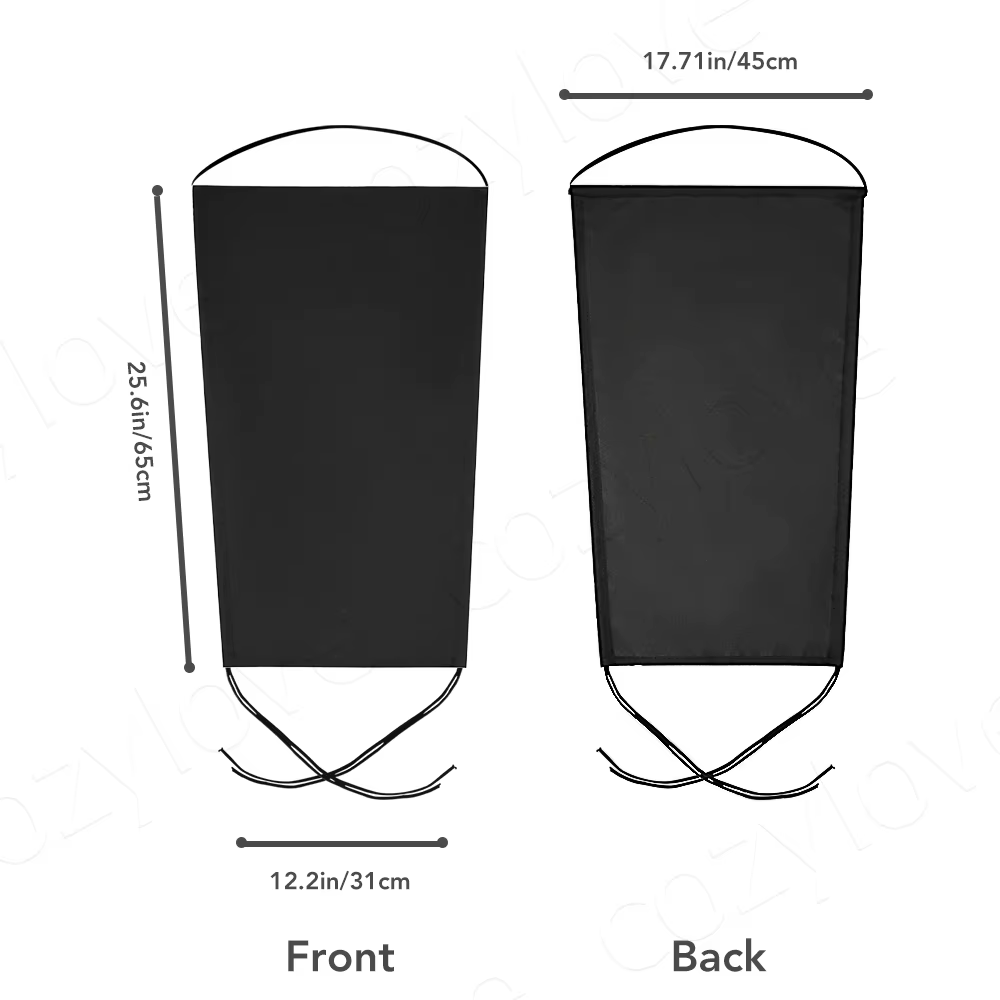 Pare-soleil universel pour poussette bébé | Auvent de protection UV UPF 50+, coupe-vent et imperméable, s'adapte à la plupart des poussettes